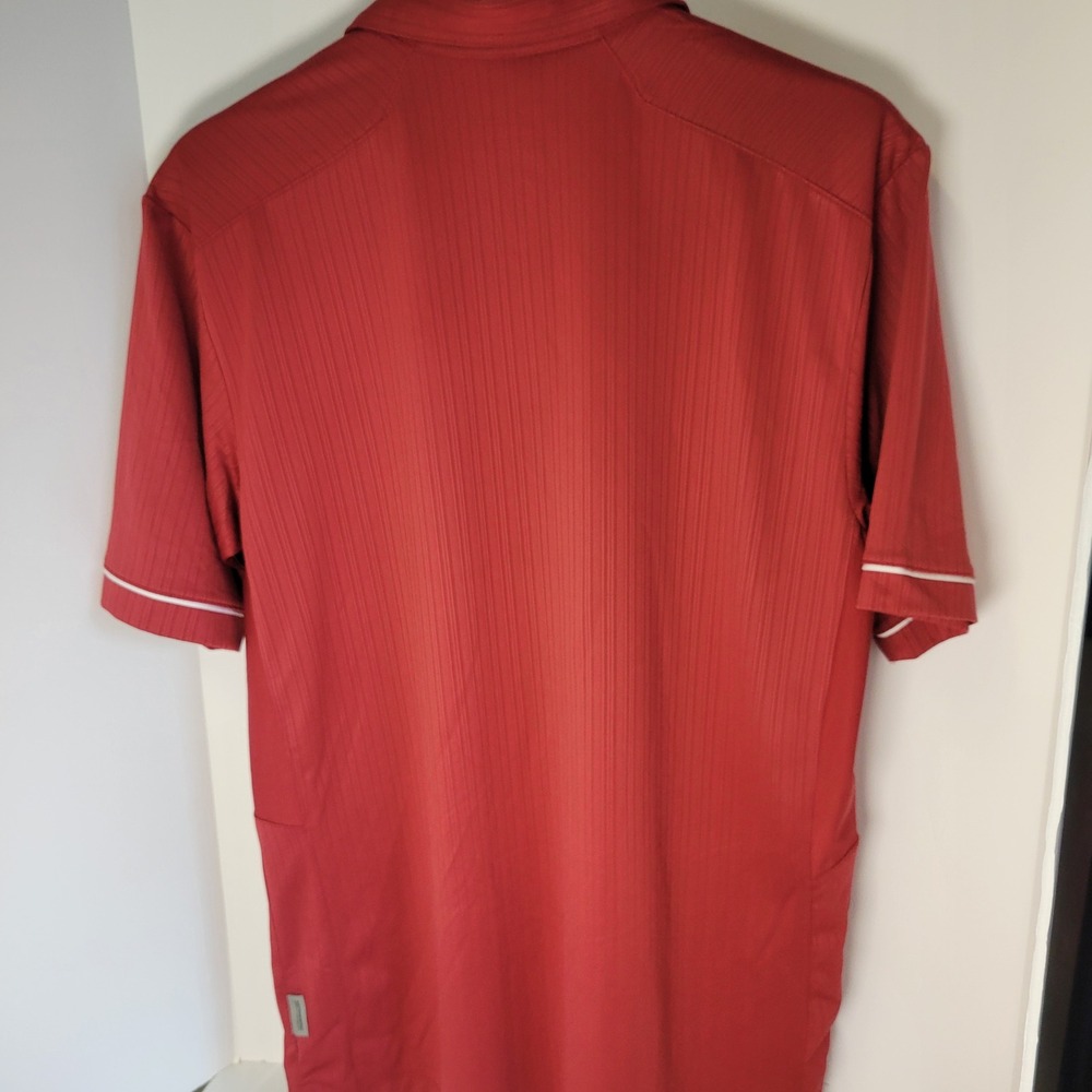 Nike Alabama Crimson Tide Dri-FIT Polo Shirt Mens Red Short Sleeve Pocket M - Picture 5 of 9
